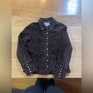 ✨BROWN LEATHER JACKET✨